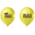 Balão de 09 polegadas com 25 unidades tema amarelo Joy