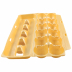 Fardo de bandeja de Isopor amarela para ovos 01 duzia com 150 unidades Spumapac 