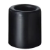 Batente de PVC preto 1/2 para porta com parafuso e bucha N5 com 2 REF. 0850 DPG