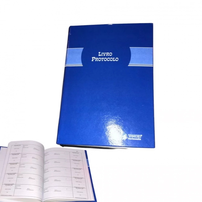 Caderno Protocolo Pequeno 100 Unidades Folhas Tamoio