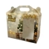 Caixa maleta média para cesta de natal com visor