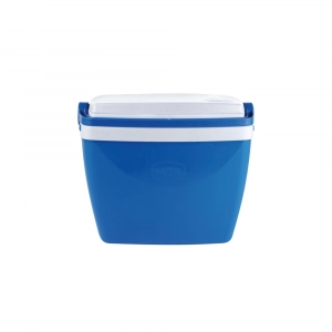 Caixa térmica 6 litros azul com alça 