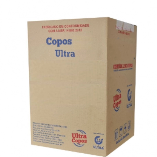Copo 200 ml PP trasparente caixa com 2500 Ultratherm