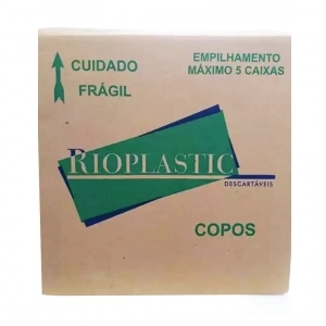 Copo Descartável Transparente Liso de Polipropileno 770 ml Pacote