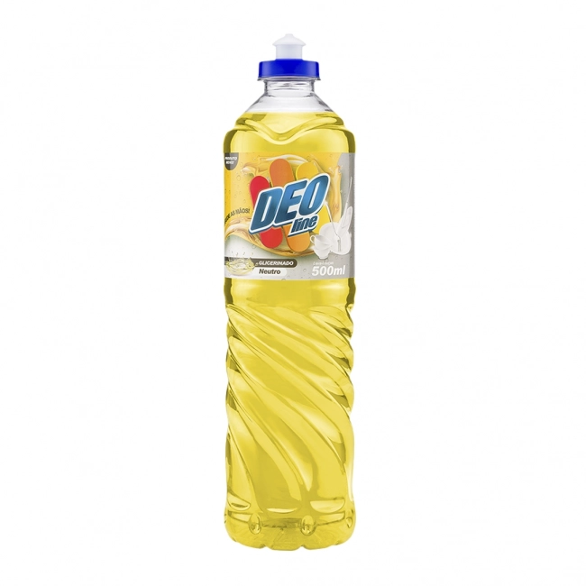 Detergente neutro Deoline 500ml amarelo