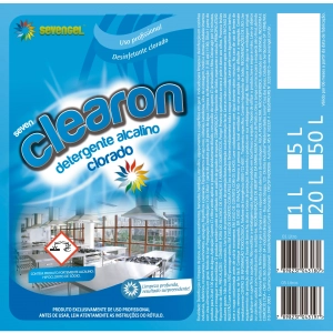 Detergente alcalino clorado Clearon 1 litro