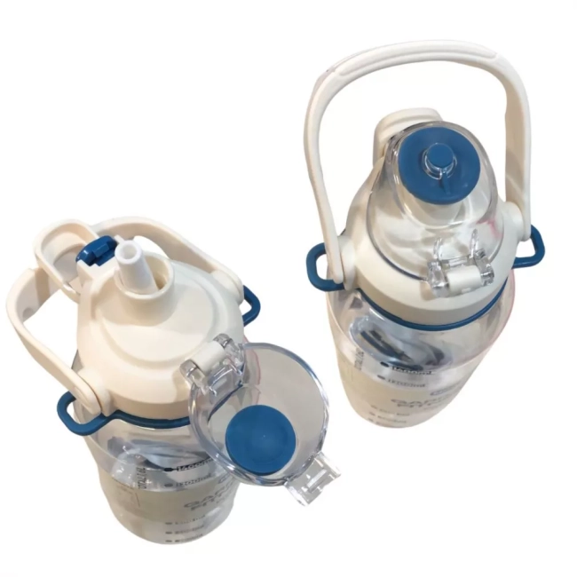 Garrafa Plástica Fitness Branca 1,6 Litros 8750 Mor