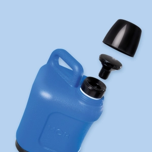 Garrafa Térmica 5,0 litros Amigo Eps Azul Mor
