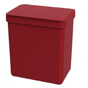 Lixeira single 2,5 litros vermelho bold Coza