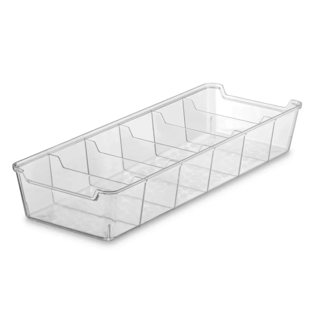 Organizador de Gaveta Com 6 Divisórias Transparente Uz