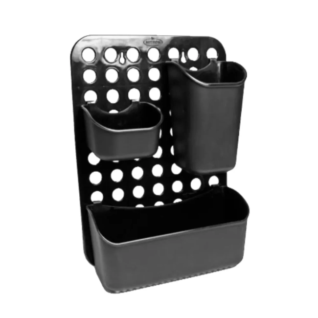 Organizador Multiuso Criativo 4 Peças Preto Nitron