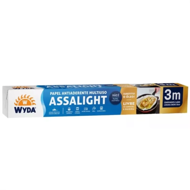 Papel Antiaderente 30 por 03 Metros Assalight Wyda