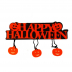 Placa decorativa halloween Fox import