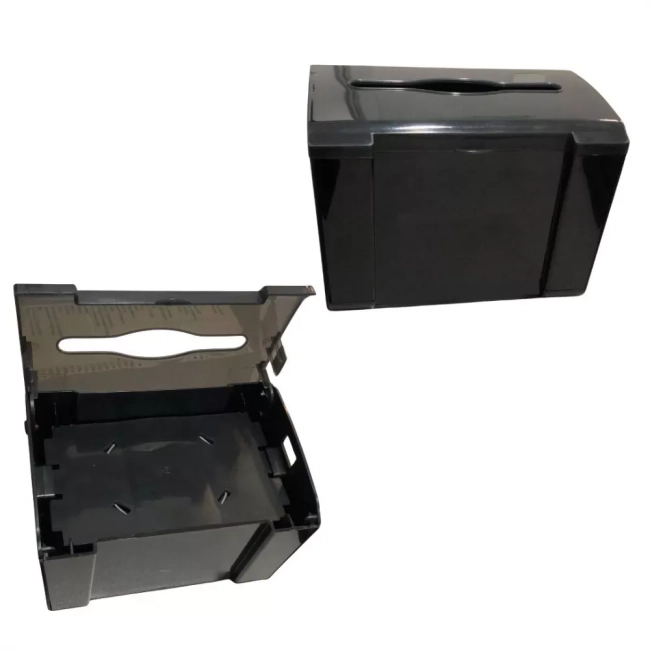 Porta Guardanapo de Mesa Preto PGM-1013-PP Plestin 