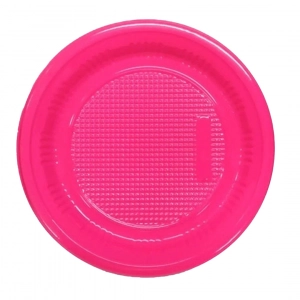 Prato Descartável 15cm Pink Pacote Com 10 Unidades Vitalform