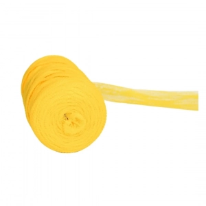 Rede plástica tubular amarela 320mm diâmetro Polisul