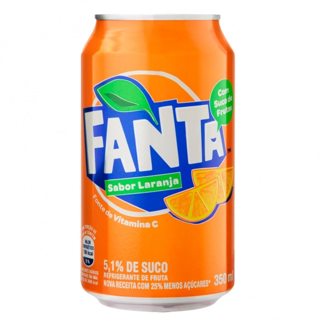 Refrigerante fanta laranja 350ml 
