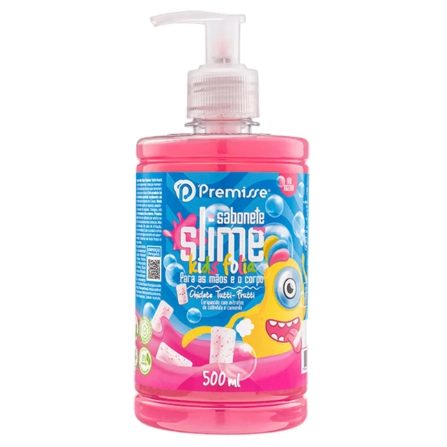 Sabonte slime 500ml kids chiclete de tutti-frutti Premisse 