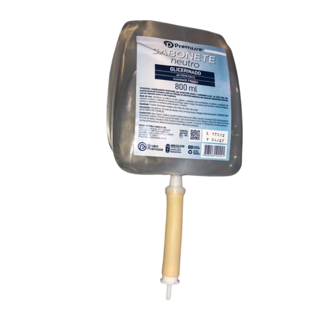 Sabonete 800 Ml Neutro Glicerinado Premisse