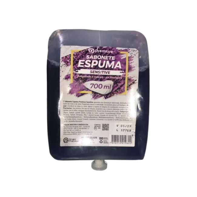 Sabonete espuma Premisse 700ml Sensitive