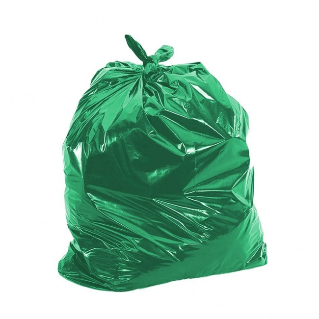 Saco para Lixo Verde 150 Litros Micra 7 Pacote Com 100 Unidades Plastsul