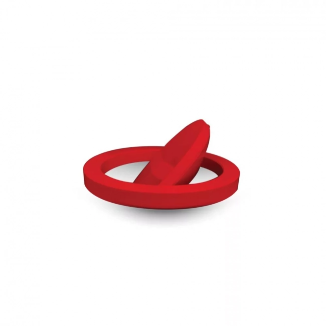 Tampa Basculante Meia Lua Para Cesto 14 Litros ou 23 Litros TB25VM Vermelho Bralimpia