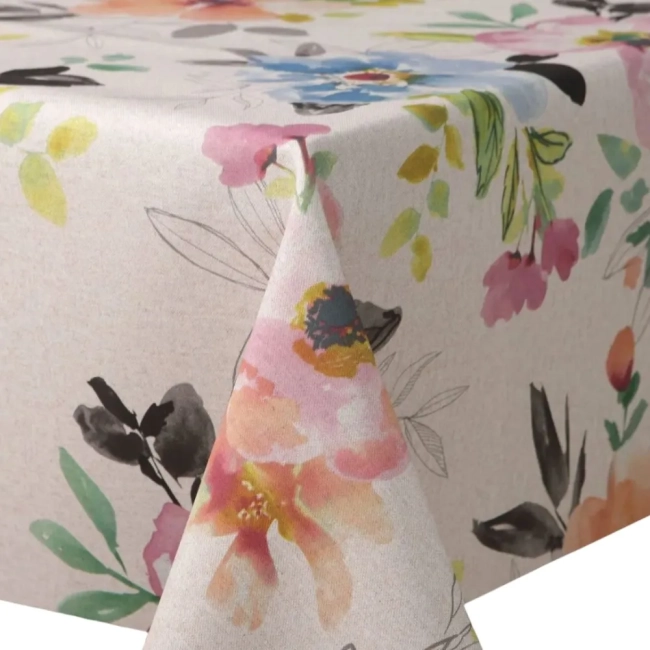 Toalha Térmica de Mesa 1,40 Metros Soft Touch - Tempo das Flores Kapazi