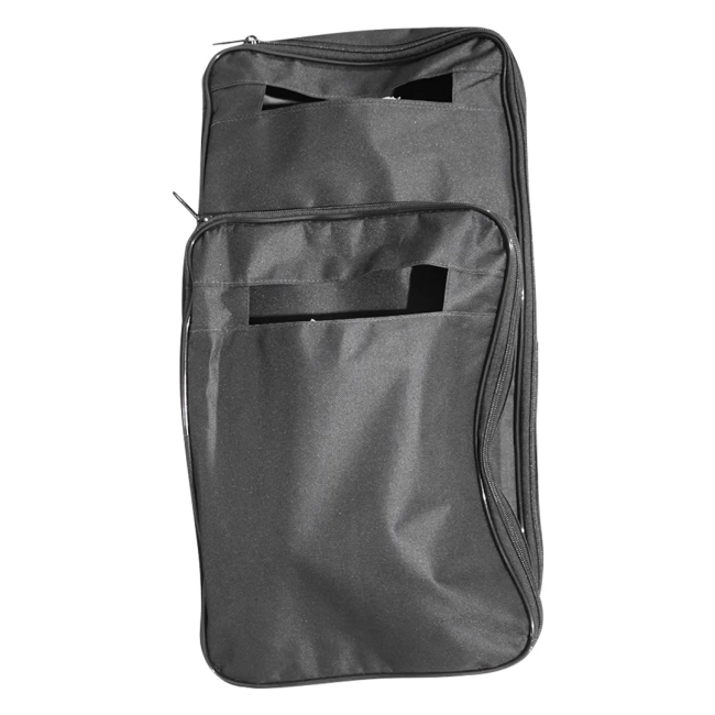 Bolsa porta sacola 2 bolsos preto 